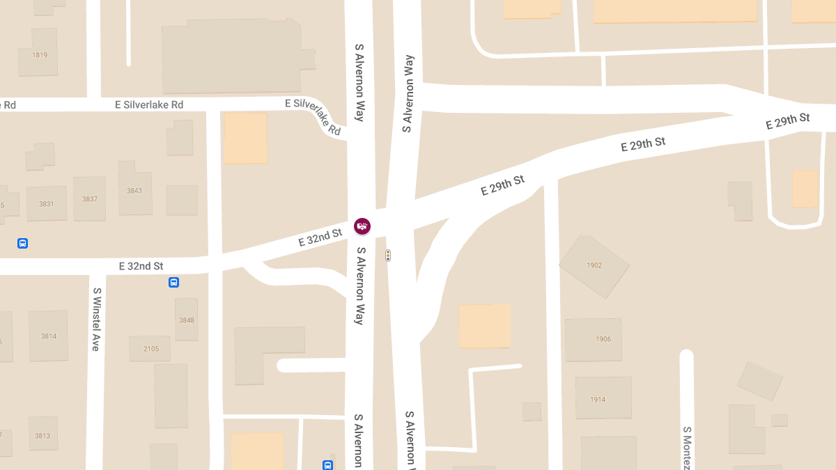 Vehicle Collision with Injuries at E 32nd St & S Alvernon Way