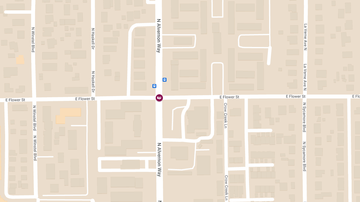 Vehicle Collision with Injuries at E Flower St & N Alvernon Way