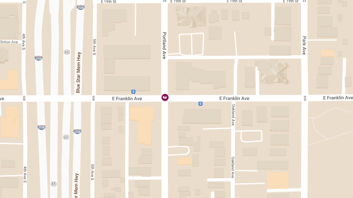 Vehicle Collision with Injuries at Franklin Ave E and Portland Ave