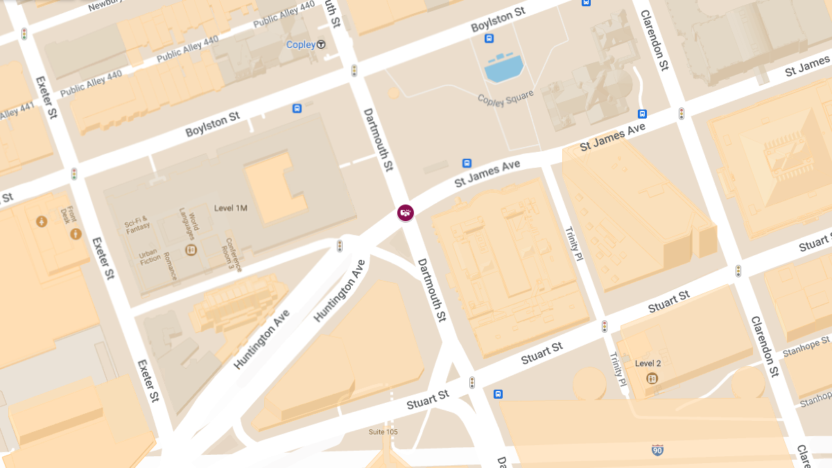 Vehicle Collision with Injuries at Huntington Ave & Dartmouth St
