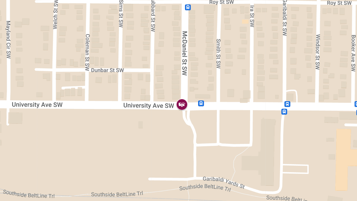 Vehicle Collision with Injuries at Interstate Highway 75 N & University Ave SW