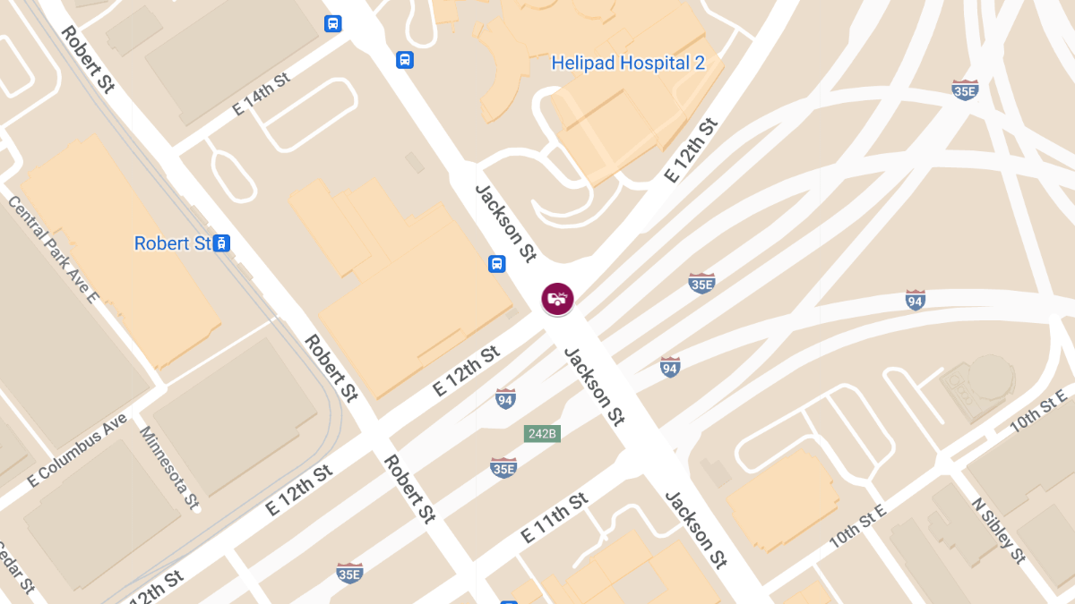 Vehicle Collision with Injuries at Jackson St & 12th St E