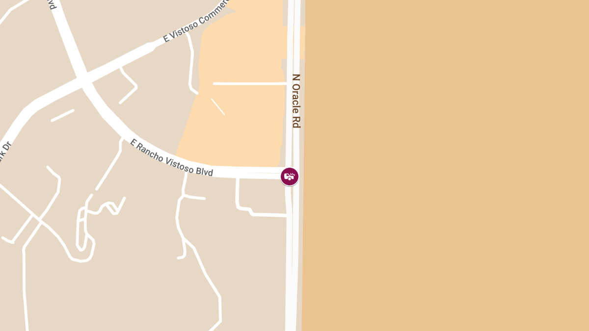 Vehicle Collision with Injuries at N Oracle Rd and E Rancho Vistoso Blvd