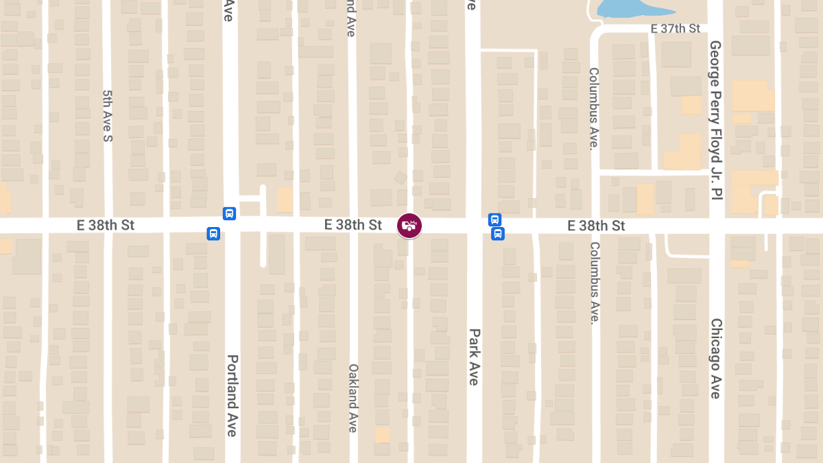 Vehicle Collision with Injuries at Oakland Ave & E 38th St