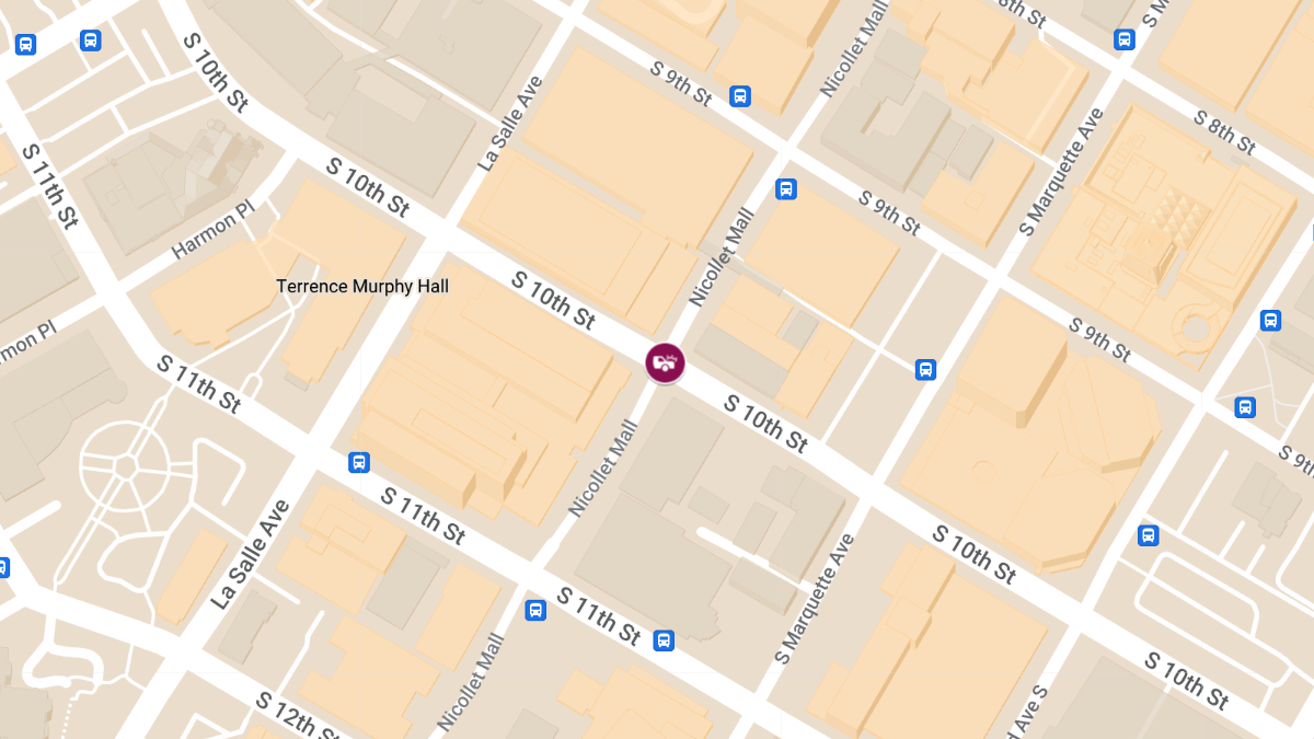 Vehicle Collision with Injuries at S 10th St & Nicollet Mall