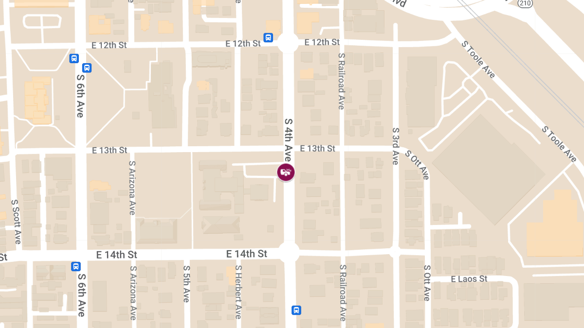 Vehicle Collision with Injuries at S 4th Ave & E 13th St