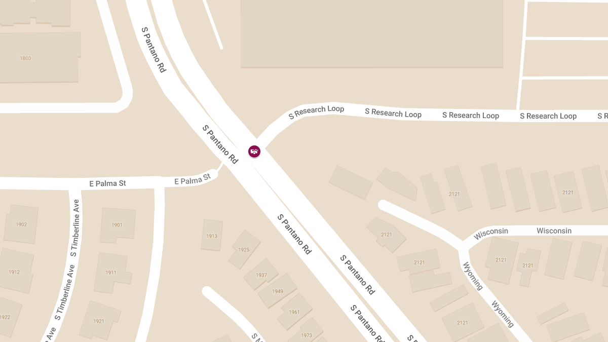 Vehicle Collision with Injuries at S Pantano Rd & S Research Loop