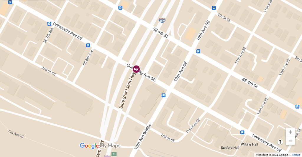 Vehicle Collision with Injuries at University Ave SE & I-35W N