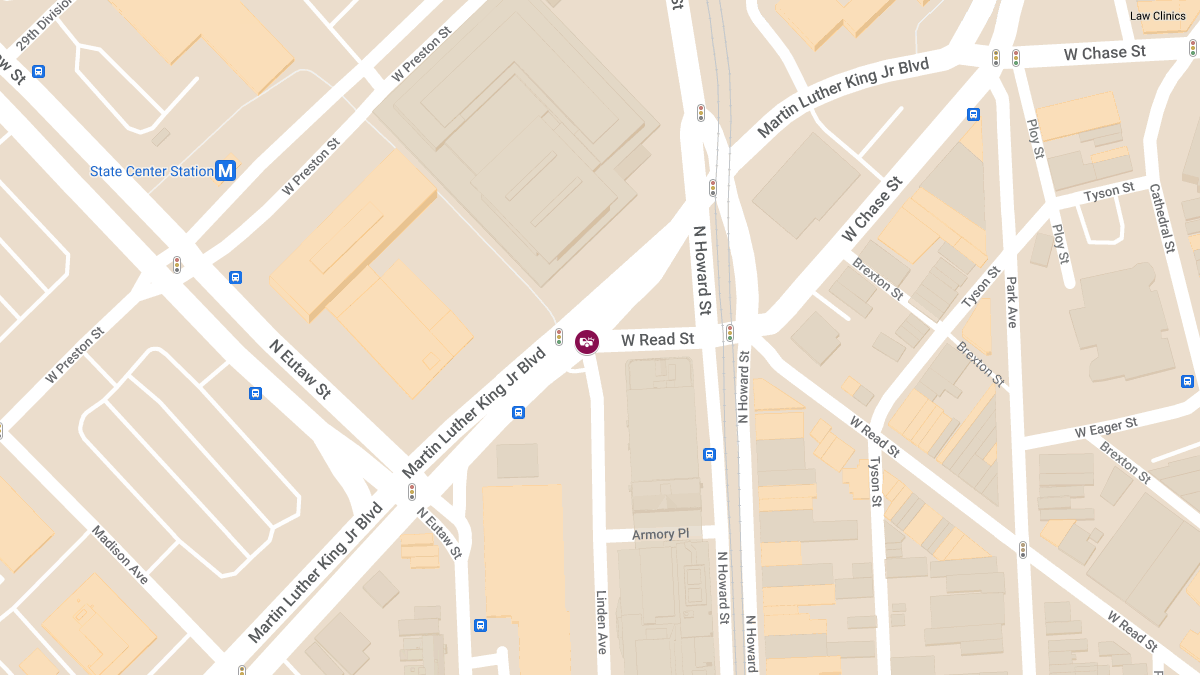 Vehicle Collision with Injuries at W Read St & Linden Ave