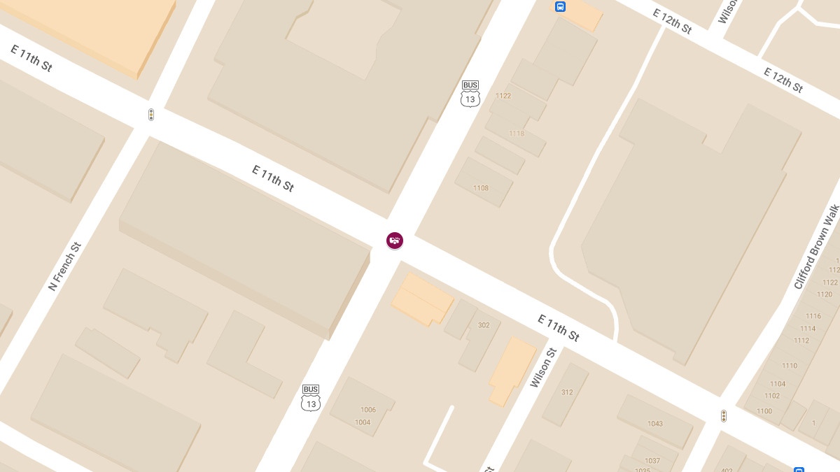 Vehicle Crash at 11th and Walnut Streets