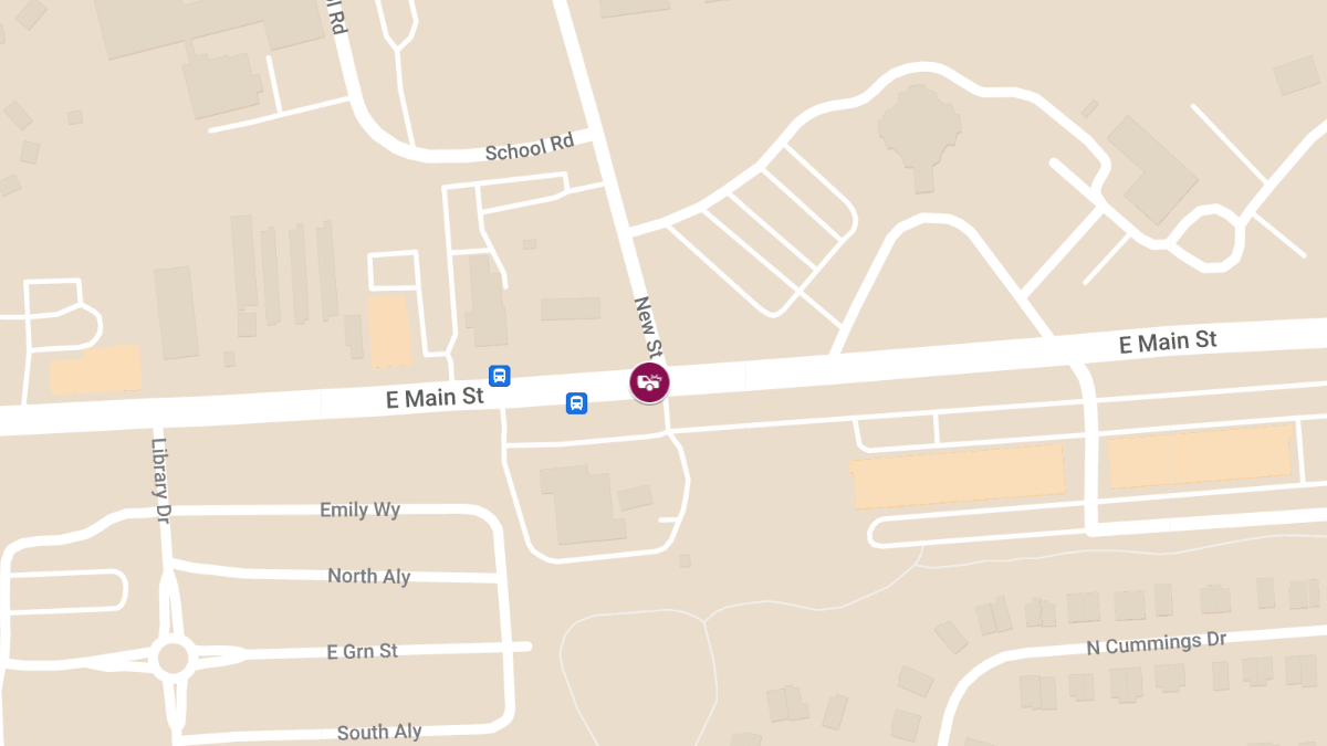 Vehicle Crash at East Main St and New St
