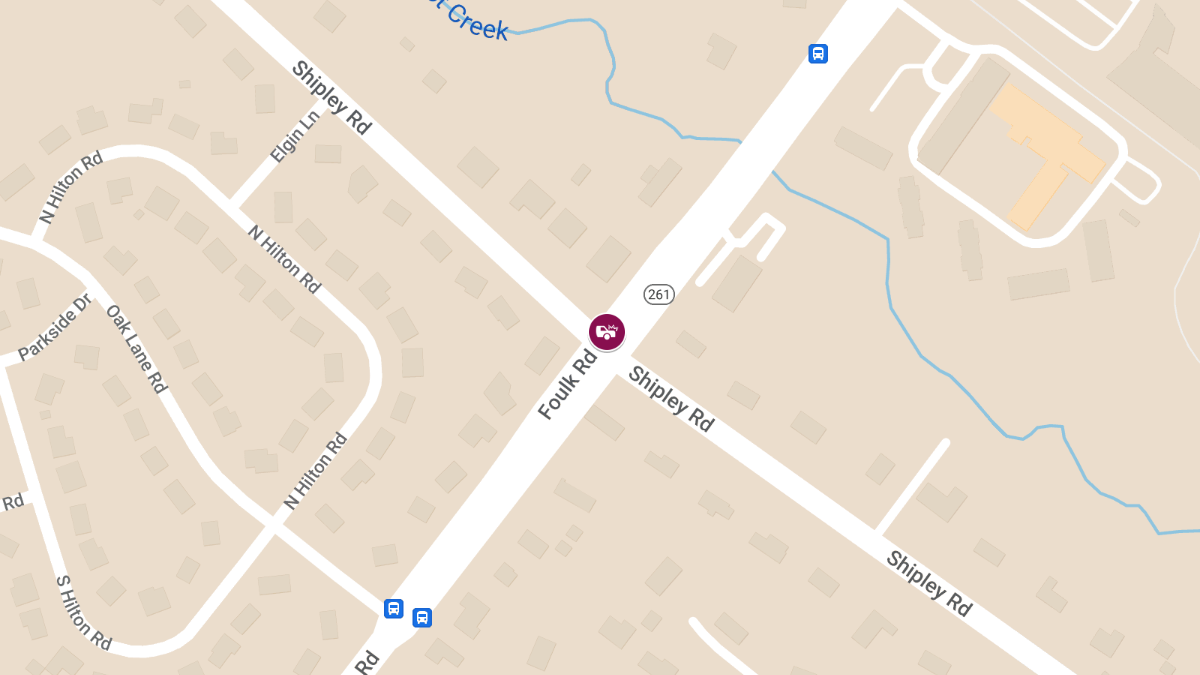 Vehicle Crash at Foulk Rd and Shipley Rd