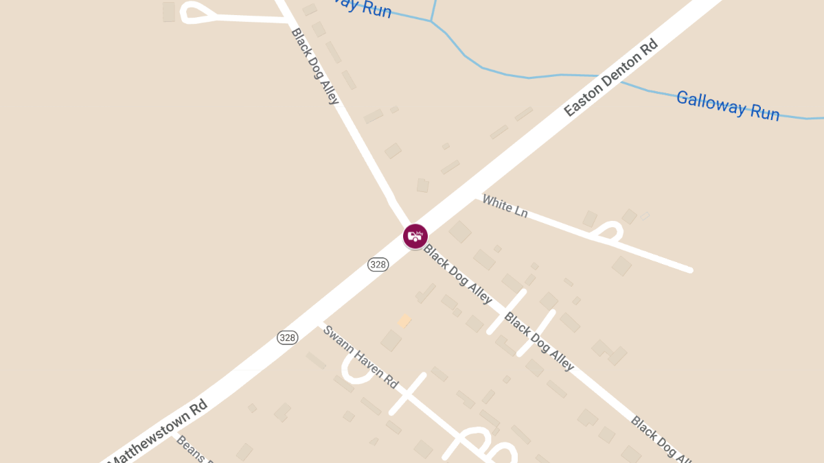 Vehicle Crash with Fire at Black Dog Alley & Matthewstown Rd Causes Injuries