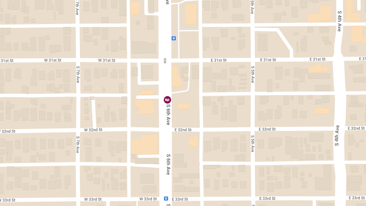 Vehicle Crash with Injuries at 2023 S 6th Ave