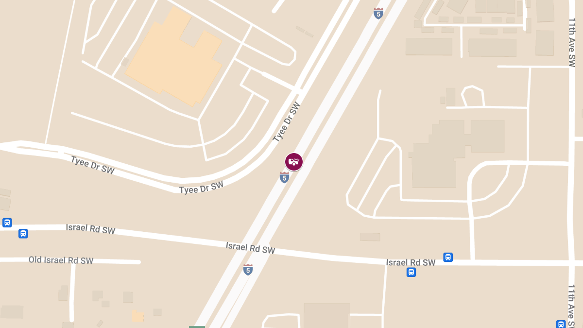 Vehicle Crash with Injuries on Interstate 5 at Milepost 104