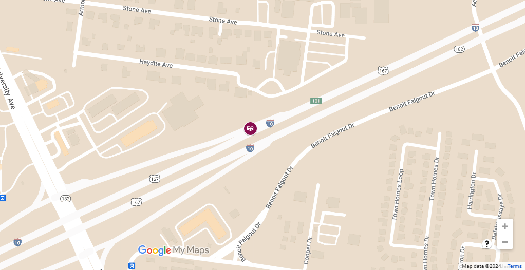 Vehicle Crash with Injuries on Eastbound I-10