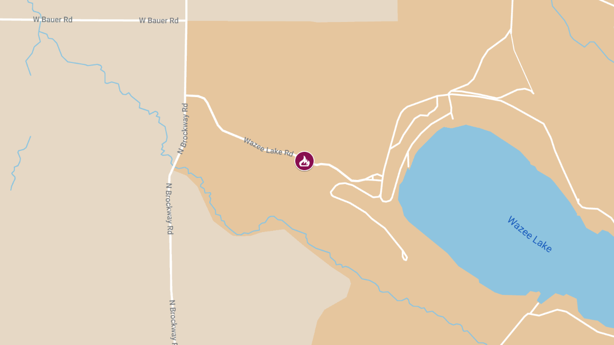 Vehicle Fire Following an Injury Crash Near Wazee Lake