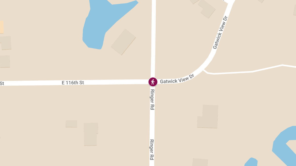 Vehicle vs Pedestrian Accident at Ringer Rd and E 116th St