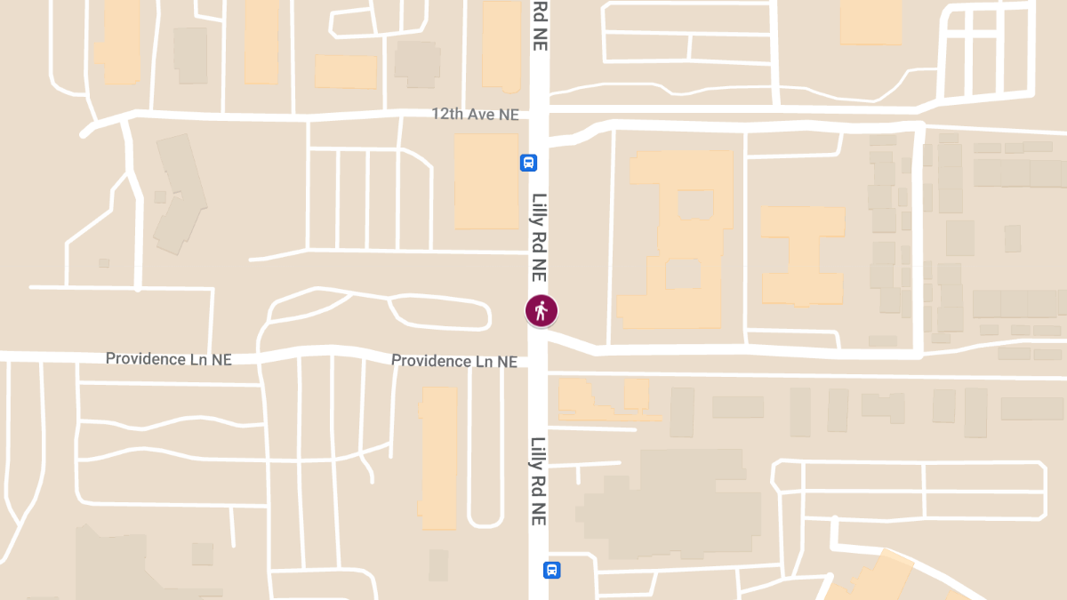 Vehicle vs Pedestrian Injury Collision at 600 Block of Lilly Rd