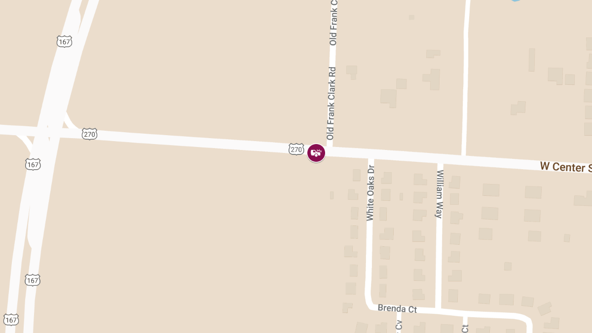 Accident with Injury on WB U.S. Highway 270