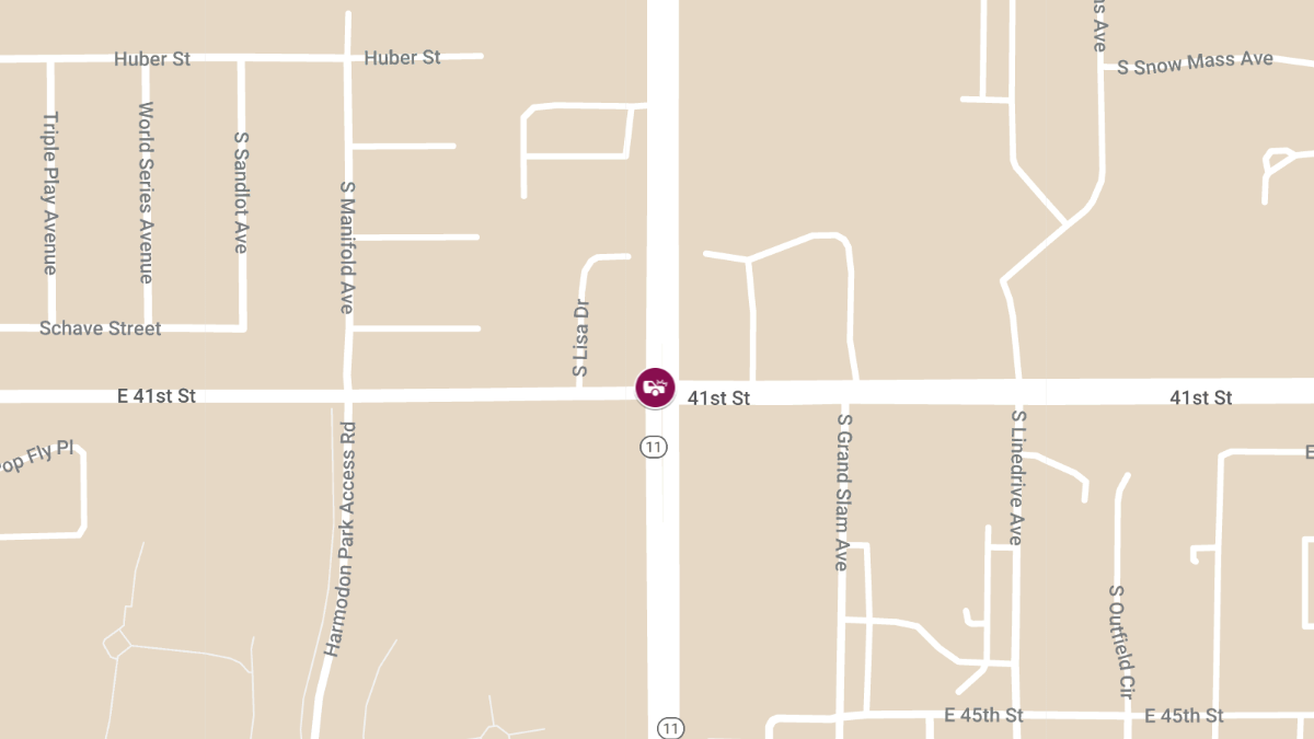 Injury Accident at E 41st St and S Veterans Parkway