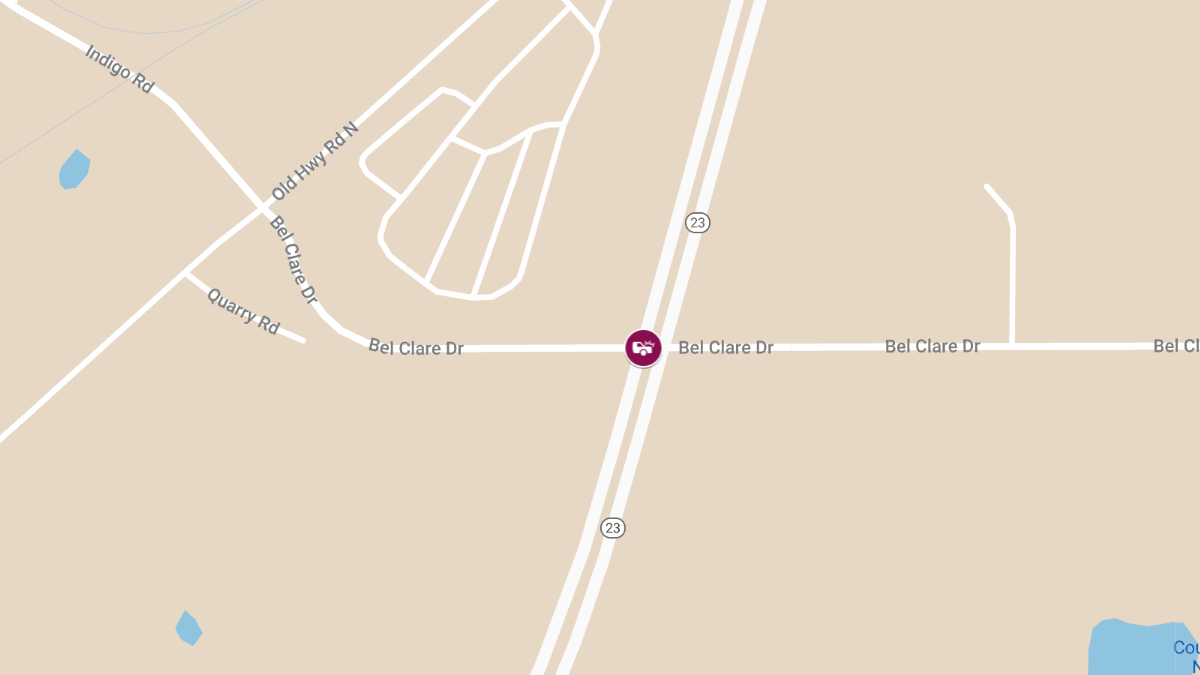 Injury Accident at Highway 23 and Bel Clare Drive