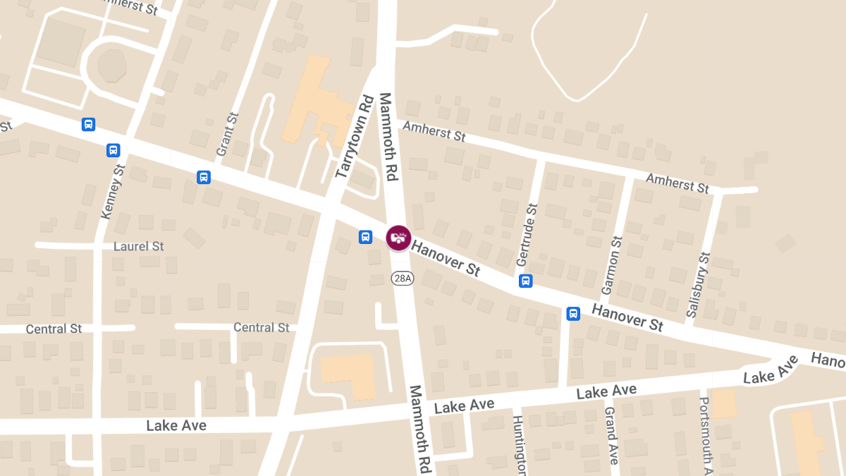 Accident Causes Injury at Mammoth Rd & Hanover St