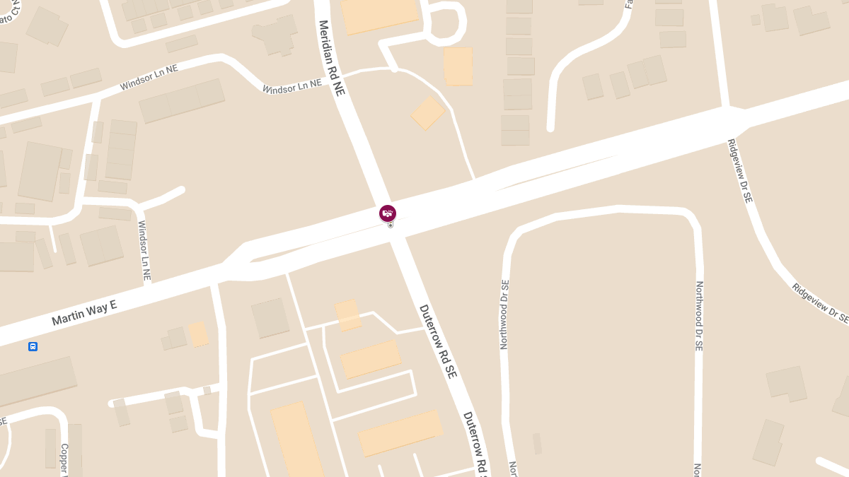 Accident Reported at Meridian Rd & Martin Way