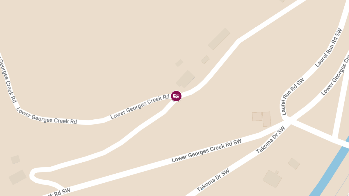 Accident at 17000 Block of Lower Georges Creek Rd