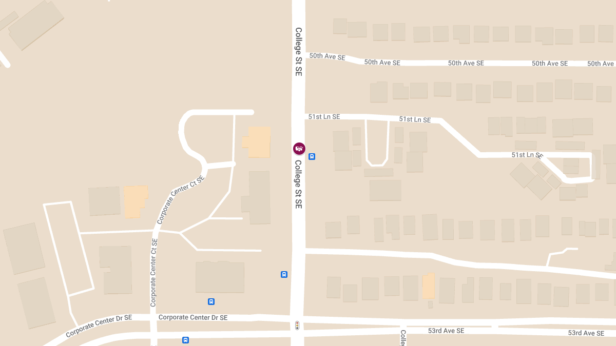 Accident at 5000 Block of College St SE