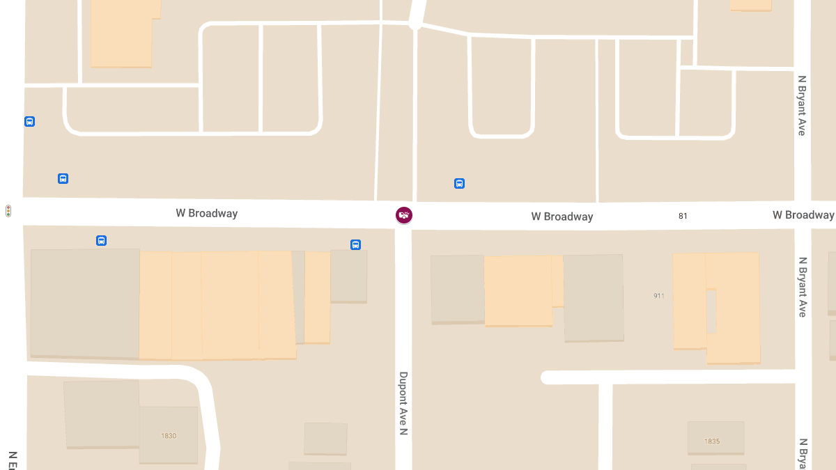 Accident at Dupont Ave N & W Broadway Ave Causes Injuries