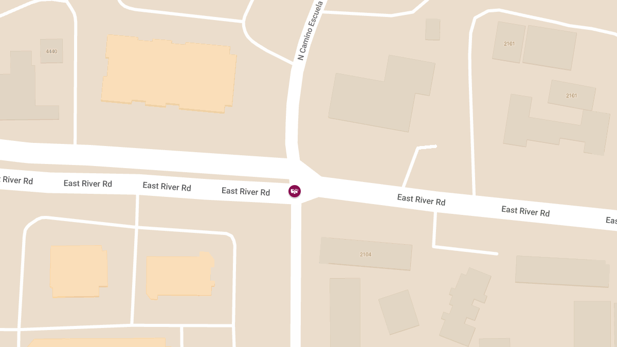 Accident at E River Rd and N Camino Escuela