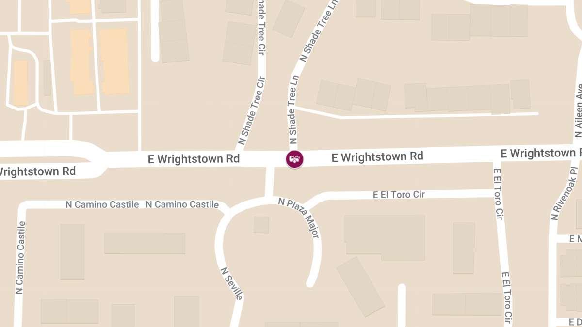 Accident at E Wrightstown Rd & N Shade Tree Ln