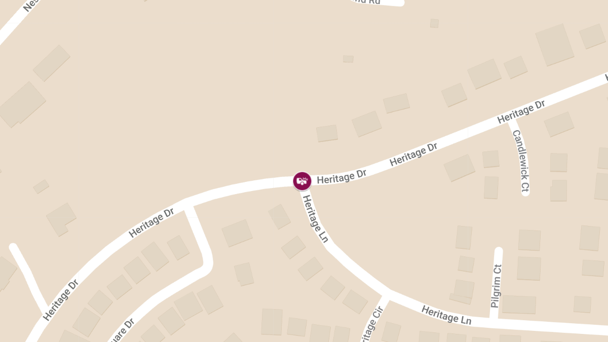Accident at Heritage Dr & Heritage Ln Results in Injuries