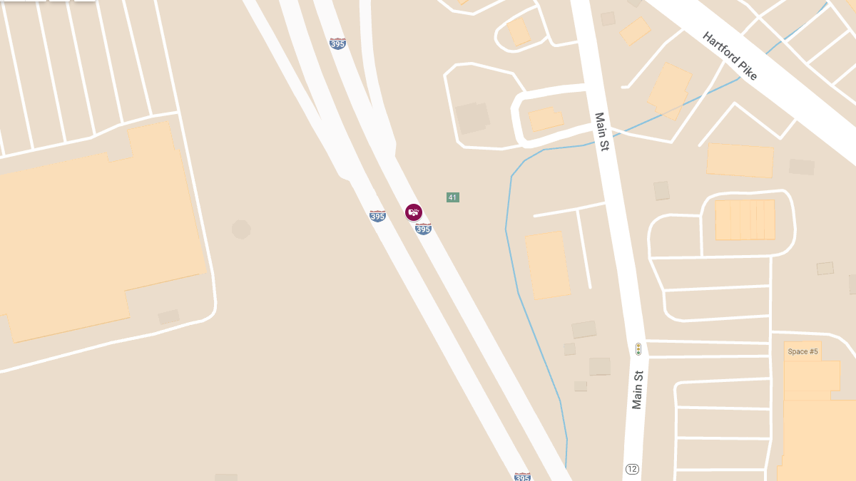 Accident at I-395 SB & Exit 41 (Rt 101)