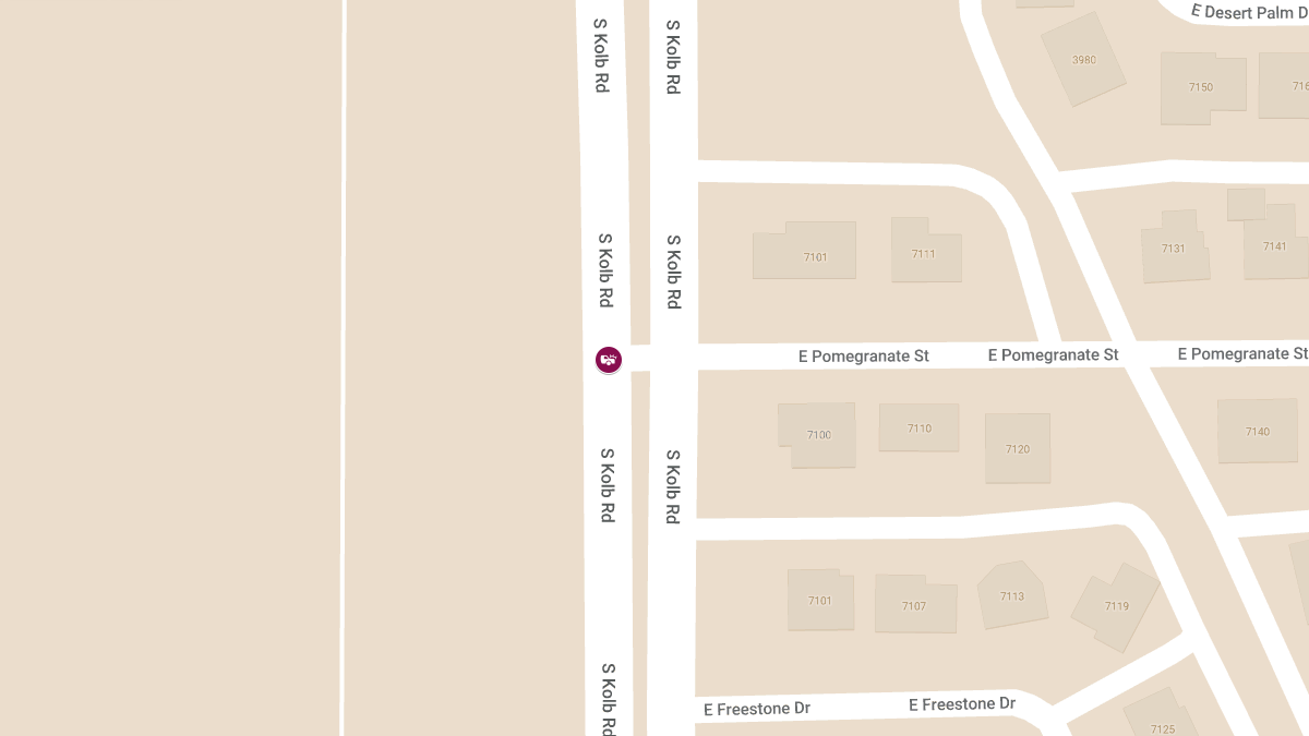 Accident at Kolb Rd & Pomegranate St South of Escalante