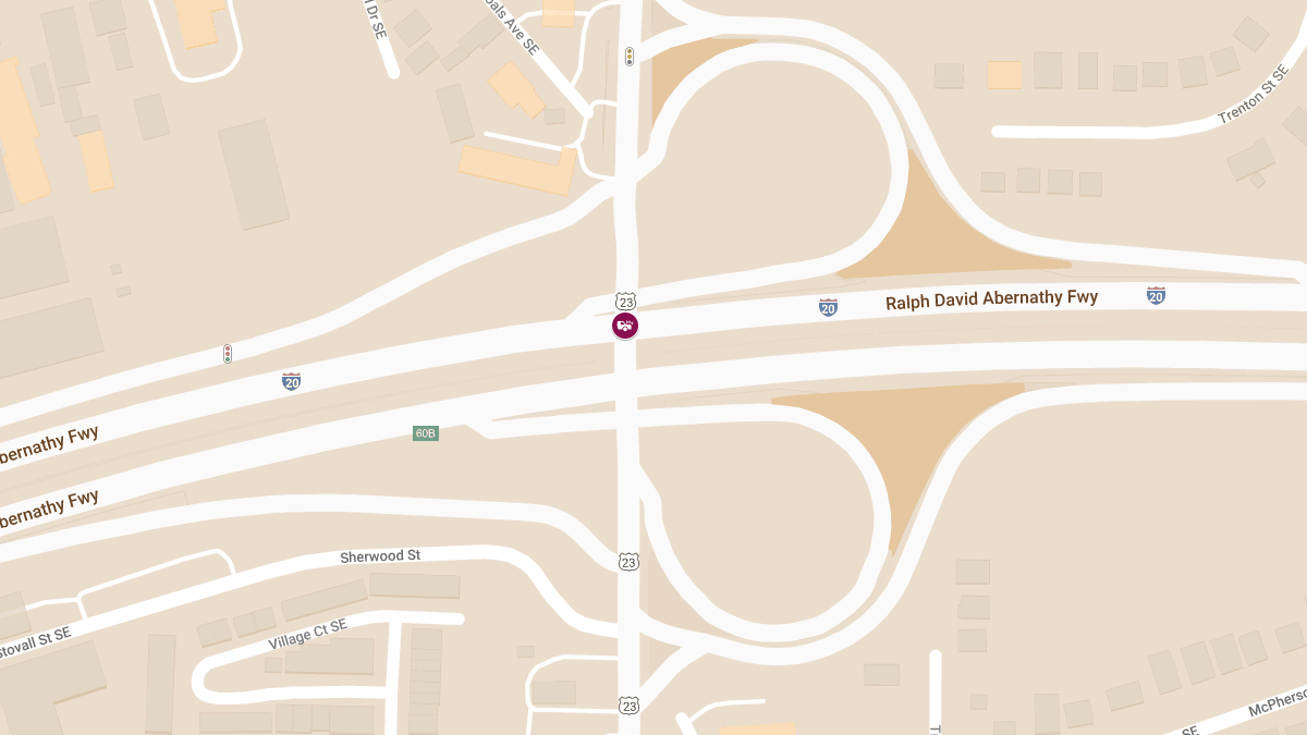 Accident at Moreland Ave SE and I-20 E Causes Injuries