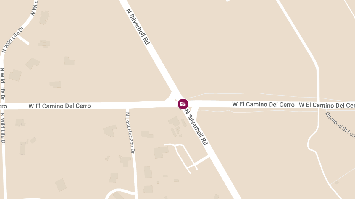 Accident at N Silverbell Rd and W El Camino Del Cerro