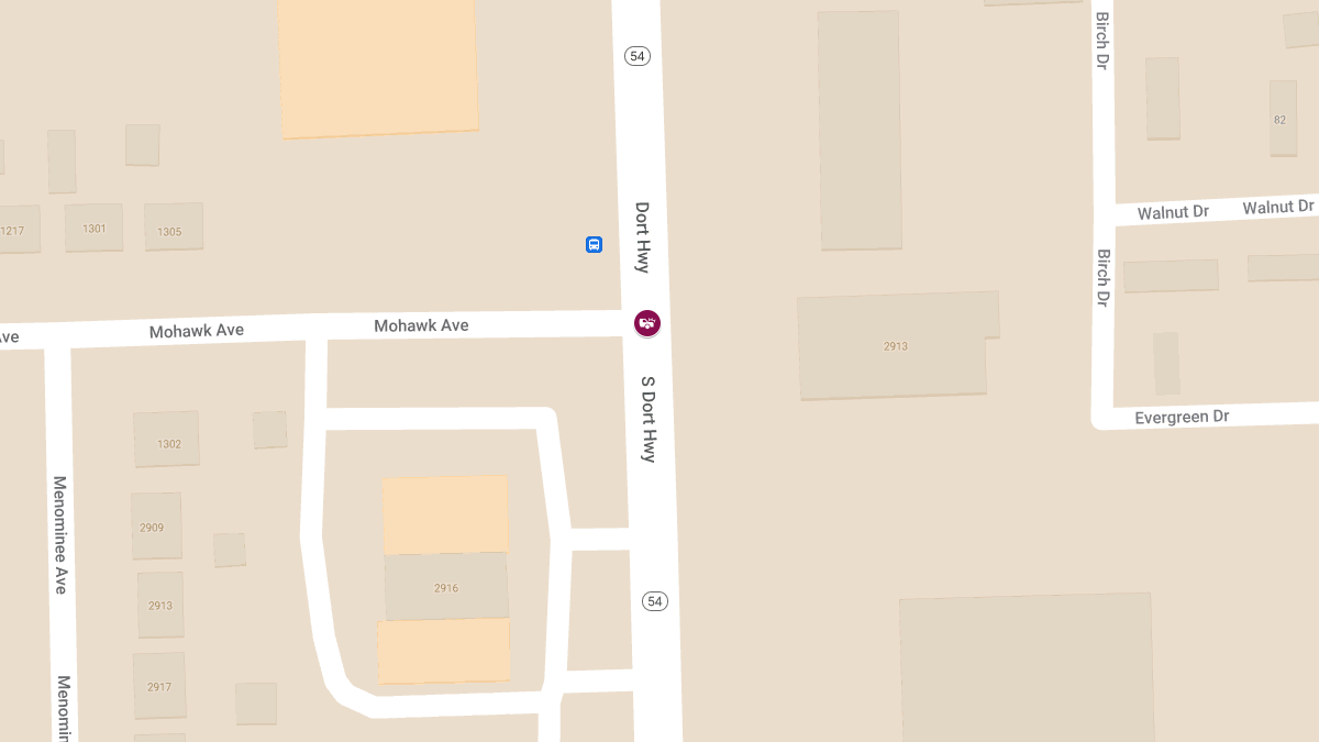 Accident at S Dort Hwy & Mohawk Ave