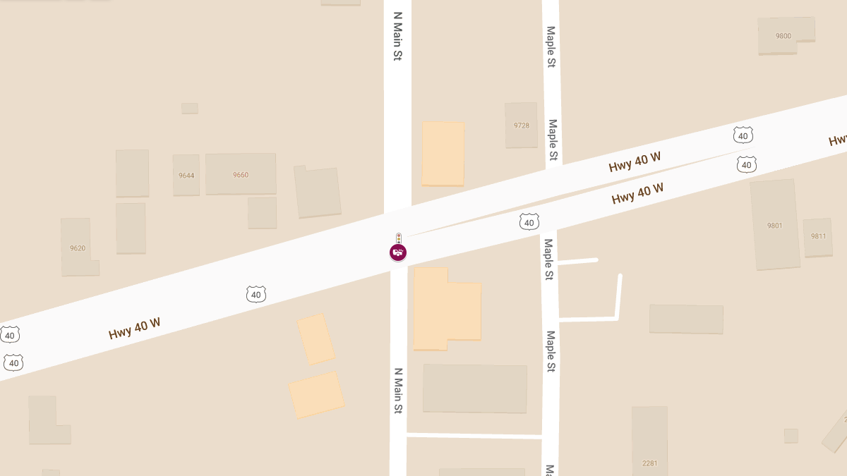Accident at US-40 and Main St Results in Injuries