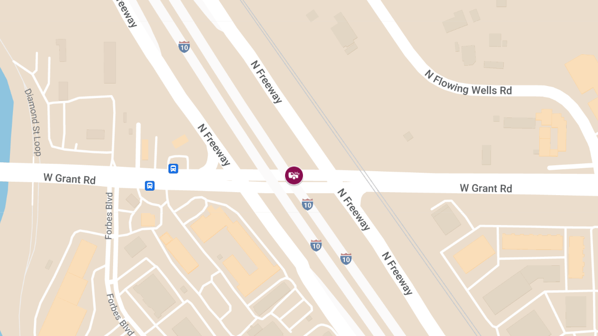 Accident at W Grant Rd and I-10 Frontage Rd Causes Injuries