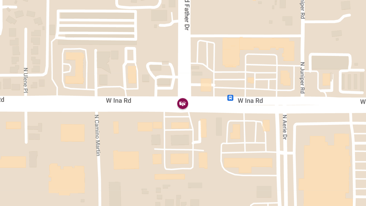 Accident on Ina Rd Near Oldfather Rd