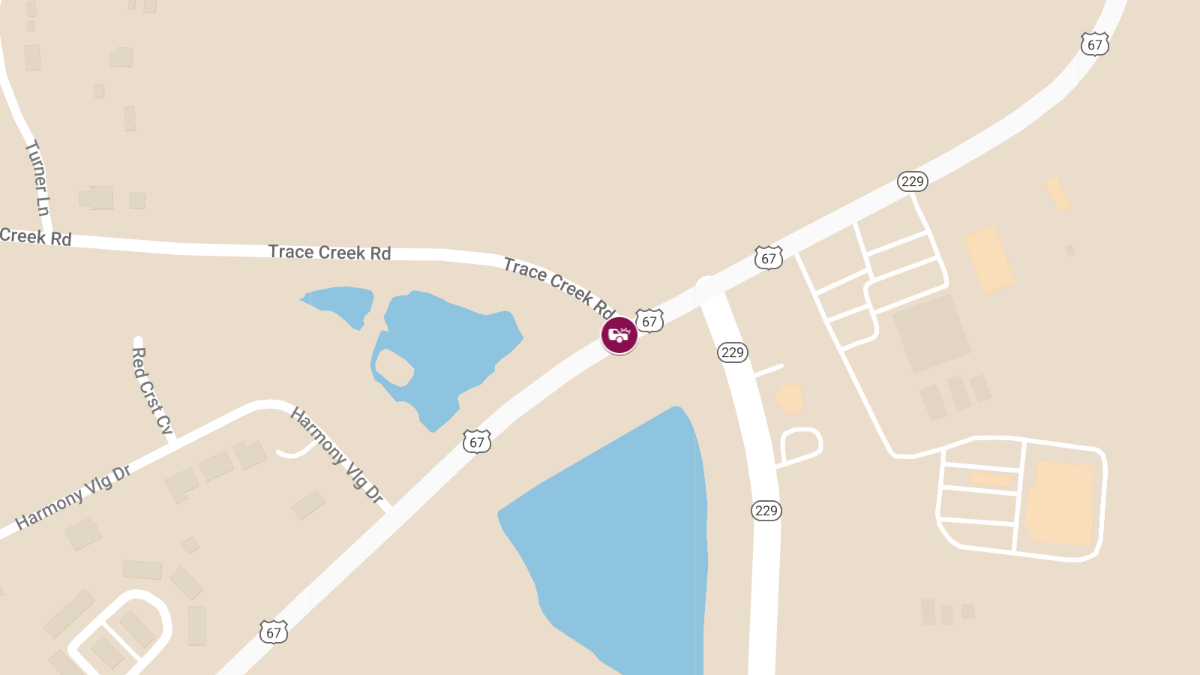 Accident on SB U.S. Highway 67 Near State Highway 229 Causes Injuries