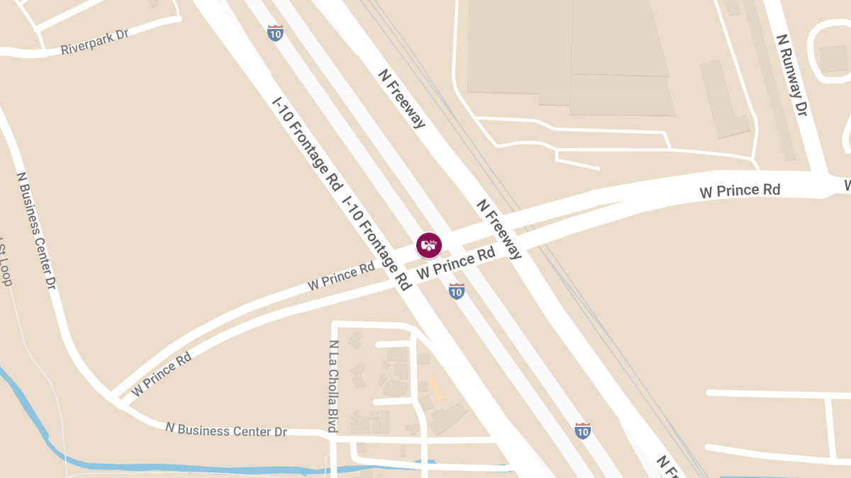 Accident with Entrapment at W Prince Rd & N I-10 Frontage Rd