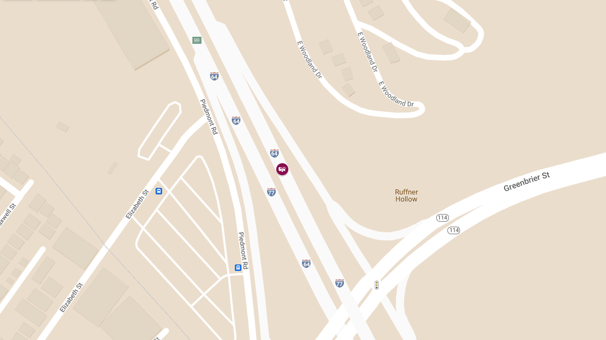 Accident with Injuries Reported on I-64 West at MM 58