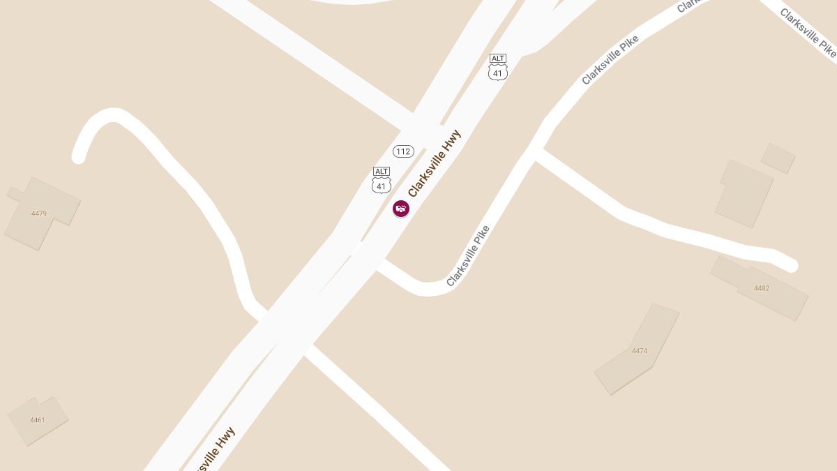 Accident with Injuries at 4423 Clarksville Pike
