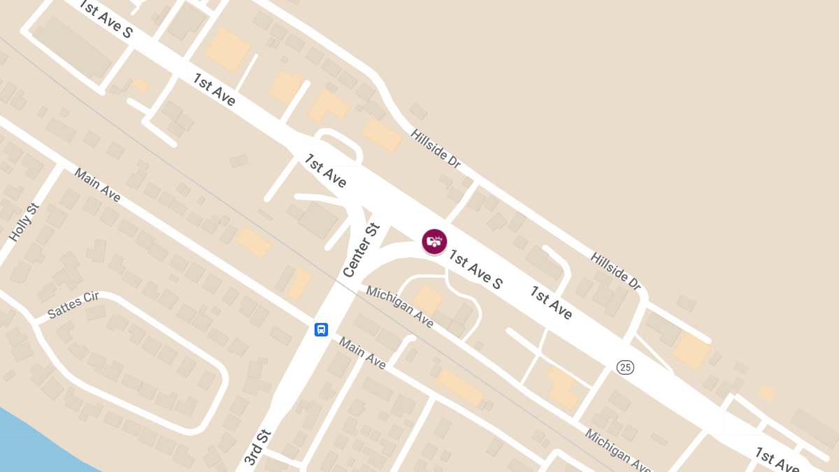 Accident with Injuries at 600 1st Ave S