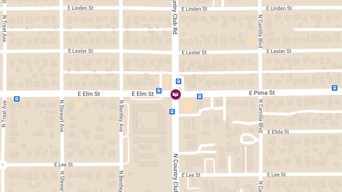 Accident with Injuries at Country Club Rd & Pima St/Elm St