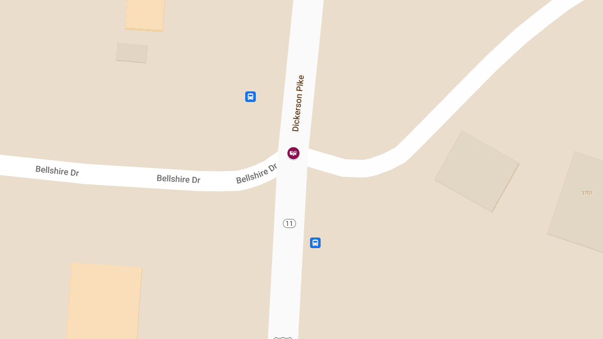 Accident with Injuries at Dickerson Pike & Bellshire Dr