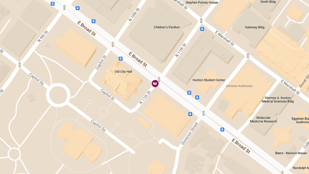 Accident with Injuries at E Broad St & N 11th St